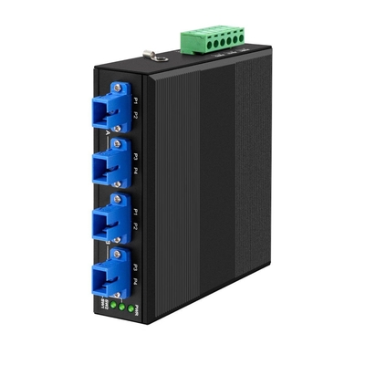 D2*2B SM MM Industrial Fiber Bypass Switch SC Connector DC24v Untuk Perlindungan