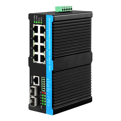 8 Port Ultra PoE VLAN Managed Switch Gigabit Ethernet 802.3bt Mematuhi Anggaran 720W