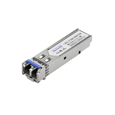 Mini GBIC SFP Module Transceiver 1.25G Singlemode 1310nm LC Connector Dengan DDM