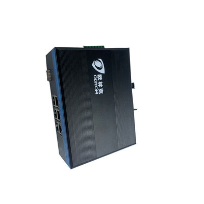 IP40 POE Network Switch Gigabit Ethernet Untuk Lingkungan Luar Ruangan yang Keras