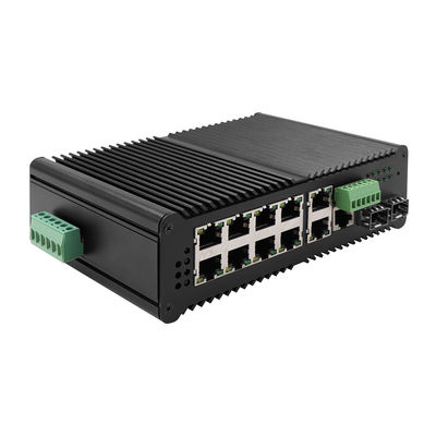 Gigabit Ethernet 40Gbps 8 Port Industrial Managed Poe Beralih Hingga 90W