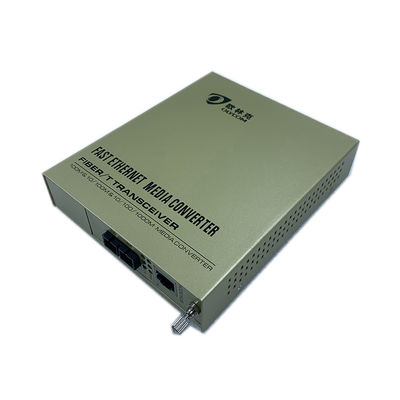 MDIX CCTV Media Converter Dengan 2 Port Ethernet SMF 100km Maks