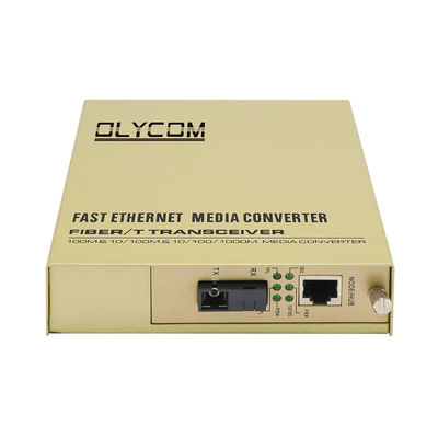WDM Rack Mount Fiber Media Converter, 100Mbps Fiber Cat6 Converter