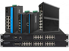 OIycom 30W/60W/90W DIN Managed DIN PoE Switch