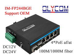 IM-FP244BGE 4-port kendaraan Poe Switch
