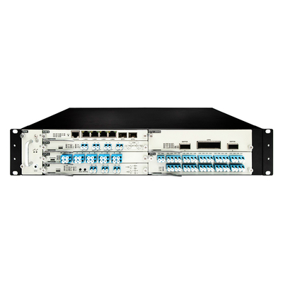 kualitas  19" 2U DWDM Optical Transmission System with EDFA OTU DCM Card Wdm Transmission System pabrik