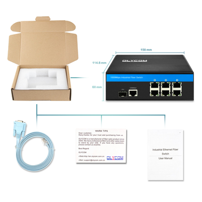 Sakelar PoE Keras 2.5G Gigabit Ethernet yang Dapat Dikelola Input Ganda DC48V 15.4W 30W IP40