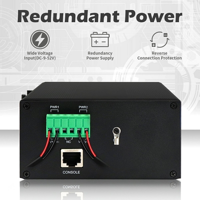 8 Port PoE Managed Switch 8 SFP 2.5G Serat ERPS Ring L2 Penggunaan luar ruangan yang dapat dikelola