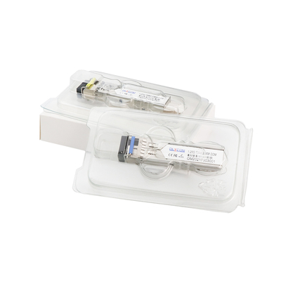 1.25G Single Mode SFP Module LC Port 20KM 1310/1550nm WDM DDM Dukungan OEM