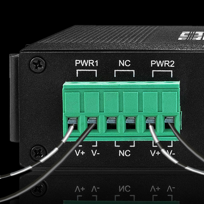 10 / 100Mbps SFP Cage Fiber Media Converter Jenis Din Rail Tingkat Industri Ukuran Mini