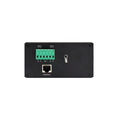 OLYCOM Managed Switch 8 Port Gigabit Ethernet 12V Kelas Industri dengan 8 Port SFP Din Rail Mounted IP40 untuk Penggunaan di Luar Ruangan