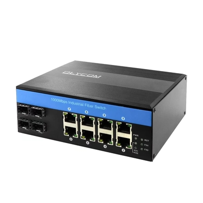 OLYCOM PoE Network Switch 8 Port 240W Anggaran Industri Gigabit Ethernet CE FCC