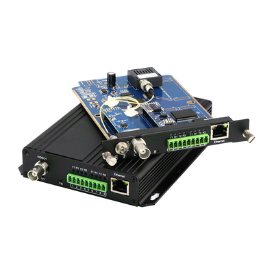 Video Bidi RS485 RS422 Data Ethernet Konverter Serat Optik FC 40KM OEM