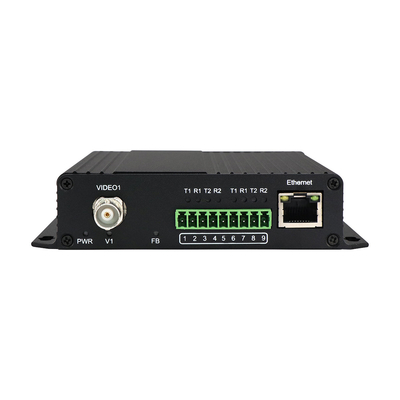 Video Bidi RS485 RS422 Data Ethernet Fiber Optic Converter FC 40KM Dukungan OEM