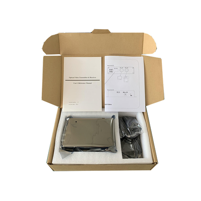 Video Bidi RS485 RS422 Data Ethernet Fiber Optic Converter FC 40KM Dukungan OEM