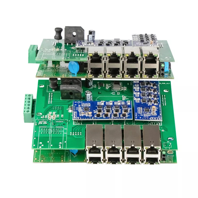 Sakelar PoE Terkelola Gigabit 16-Port Standar IEEE 802.3at 8 Slot Optik SFP Daya 240W
