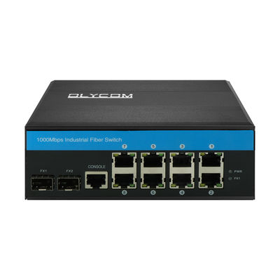 240W 10 Port Cloud POE Terkelola Cerdas Beralih Gigabit PoE / PoE + 1G / 2.5G SFP Fiber