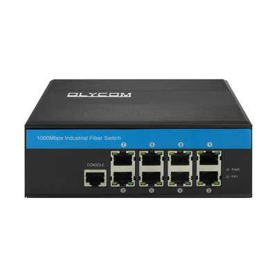 8 Port Managed PoE Switch Gigabit Ethernet 240W Active POE Rugged Case Chip Vitesse