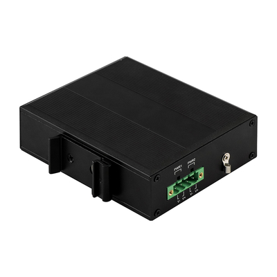 6 port gigabit dikelola saklar jaringan yang dikeraskan ukuran kompak dual power dc12v