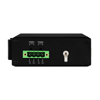 4 Port POE Managed Network Switch ERPS Ring 120W Anggaran Gigabit Berbasis DC48V Din Rail