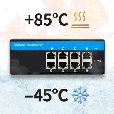 IM-WS080GE 8 Port E-Mark Ethernet Switch Gigabit DIN YANG TIDAK DIROMGRAND DI MOUNTED 24V INPUT