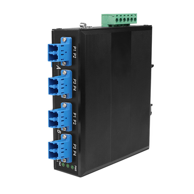 4 Port OBP Optical Bypass Protection Auto Switching System DC12V Single Mode LC Port