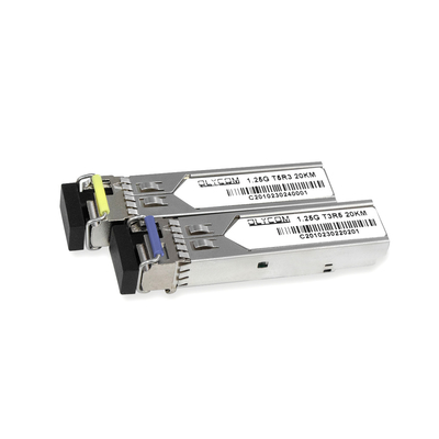 1.25G SFP Modul Modul tunggal 1310nm/1550nm 20km Simplex Optical Transceiver