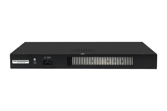 24 Port PoE Switch Gigabit Berbasis L2 L3 Smart Managed 300W Budget Dengan SFP Uplink 1U Rack