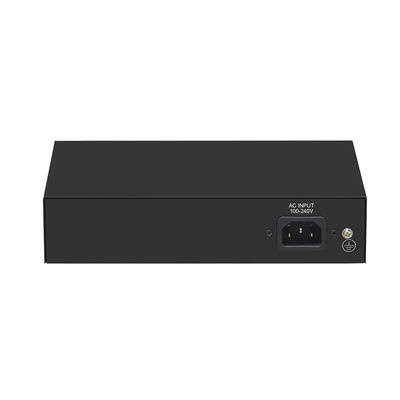Saklar PoE Gigabit 6 Port Perpanjangan 250 Meter VLAN Anggaran Daya 60W Input 220V