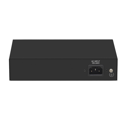 4 Port Gigabit PoE Switch 60W Budget SFP Fiber Unmanaged Dengan VLAN 250-Meter Extension
