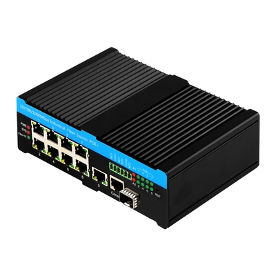 8 Port Ultra PoE L2 Managed Switch ERPS 2.5G Ring Dengan 1SFP/RJ45 Uplink PoE Af/At/Bt