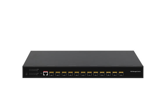 12 Port 10G Fiber Switch L3 Managed Switch 12* SFP+ Port Fiber Optic Switch
