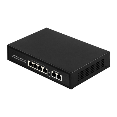OEM ODM Fast Ethernet 10/100mbps 4 Port Poe Switch Dengan 2 Uplink Port Network Switch