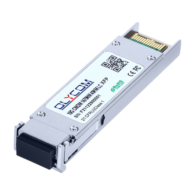 Transceiver Serat Optik 10G XFP CWDM 40KM 1450~1610nm Port LC Dupleks 3.3V