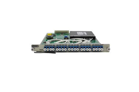 CWDM/DWDM OADM yang dapat dikonfigurasi kembali Sistem WDM Optik Tambahkan Drop Multiplexing Card
