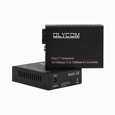 Mini Fiber Optic Media Converter Rj45 Ke Transceiver Sc Mm 20km Single Fiber Sm 1310/1550nm