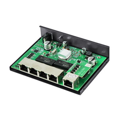Olycom 4 Port Gigabit PoE Extender Dengan 4 Port PoE Switch 60W Anggaran 100 Meter Jarak