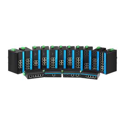 20 Port Gigabit Din Managed Switch Layer 2 Berbasis 4 SFP Slots Support Ring ERPS