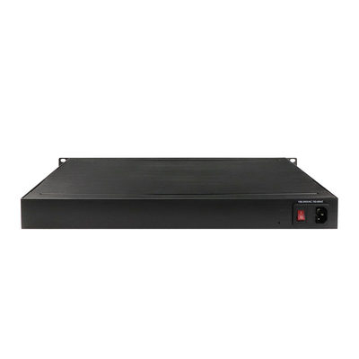 1U Rack 24 port Gigabit L2 dikelola Industrial network POE switch dengan 12 RJ45+12 SFP