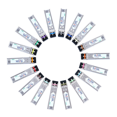 1310nm Duplex Single Mode 2km Bidi 10G Sfp+ Fiber Module Dengan Transceiver DDM SFP