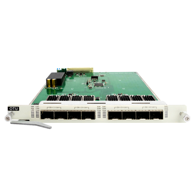DWDM/CWDM Transmission 8*Sfp+ 10G OTU Transponder Card Band C 50GHz 96 gelombang