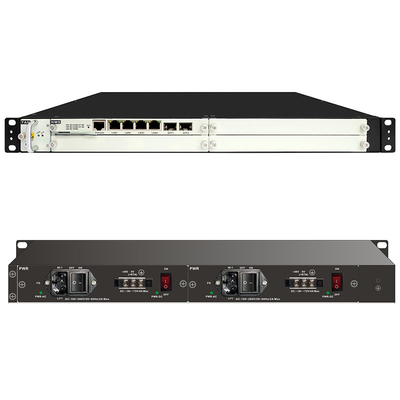 DWDM 1U Chassis System Untuk 4 Piece Service Card NMS AWG OLP EDFA Hot-Swappable