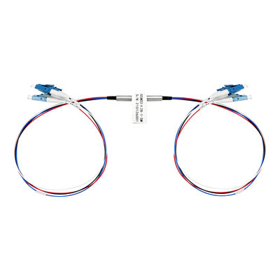 D2×2B Mekanis Bypass Optik Switch LC Konektor Single Mode Cross-Connect