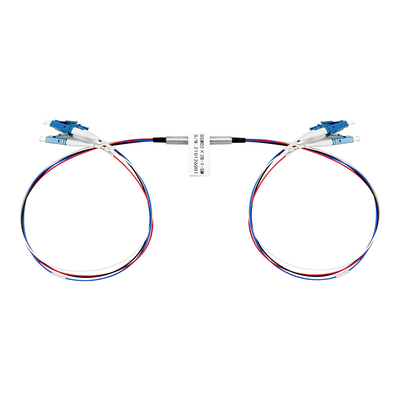 D2×2B Mekanis Bypass Optik Switch LC Konektor Single Mode Cross-Connect