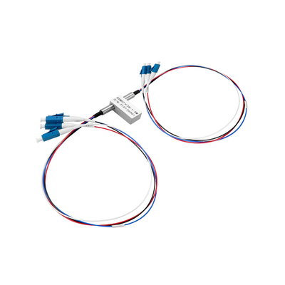 D2×2B Mekanis Bypass Optik Switch LC Konektor Single Mode Cross-Connect