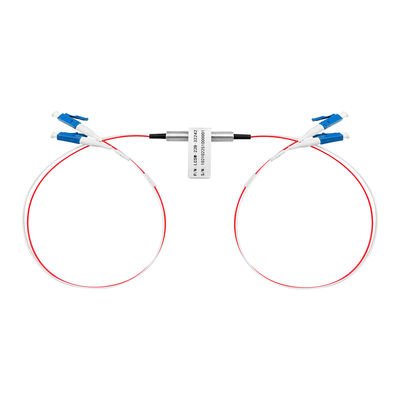 D2×2B Mekanis Bypass Optik Switch LC Konektor Single Mode Cross-Connect