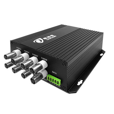 RS422 Data AHD/HD Video Digital Optical Converter Untuk Kamera PTZ 1080P DC12V CE