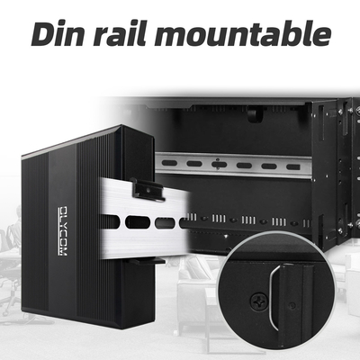 Mini 2 Port 10/100mpbs Fiber Media Converter Dengan 1RJ45+1SFP LC Ethernet Switch Untuk Penggunaan Luar Ruang