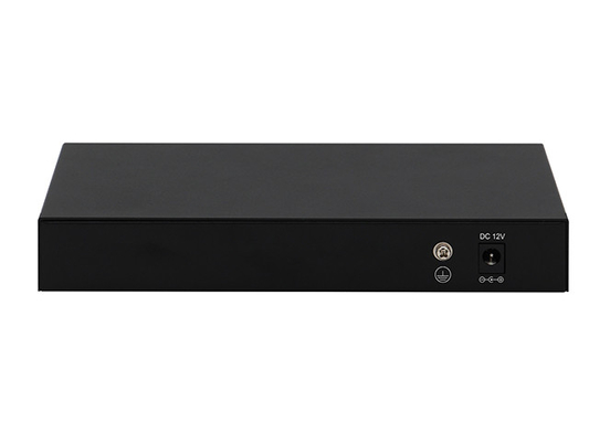 Sakelar Jaringan 8 Port 2.5G Tidak Terkelola 10G Serat DC12V Input Kecepatan Adaptif Otomatis Tanpa Kipas