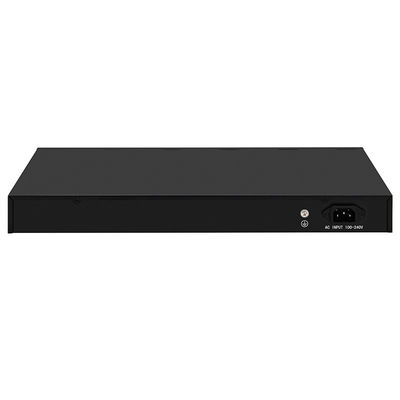 16 Port 2.5G Ethernet Switch Dengan 10G Fiber Uplinks Unmanaged Fanless AC Powered